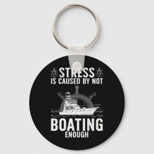 Cool varen voor mannen vrouwen Stress Boater Jacht Sleutelhanger