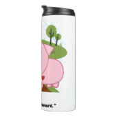 Cool Varken Warm Hart Thermosbeker (Geroteerd rechts)