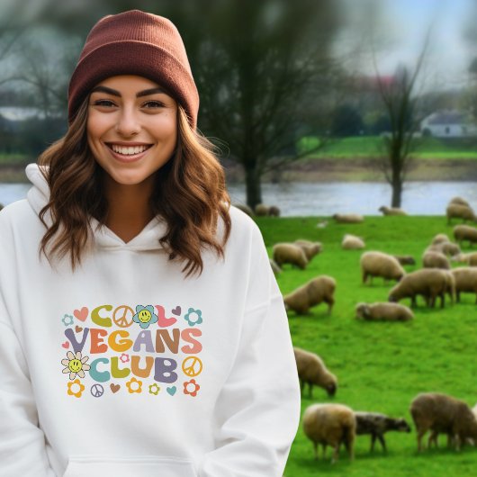 Cool Vegan Club Hoodie