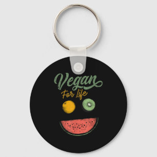 Cool Vegan For Life Veggie Food Plant Diet World V Sleutelhanger