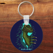 Cool velociraptor dinosaur sleutelhanger design (Voorkant)