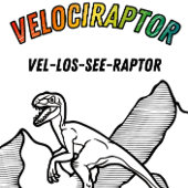 Cool Velociraptor Dinosaur T-Shirt