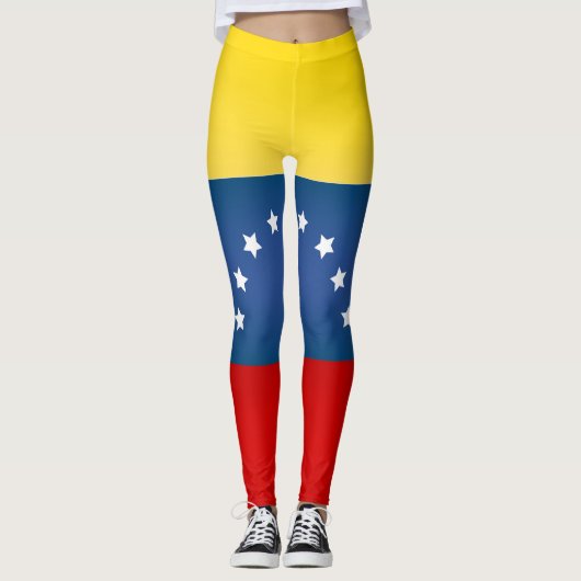 Cool Venezuela Flag Mode Leggings (Voorkant)