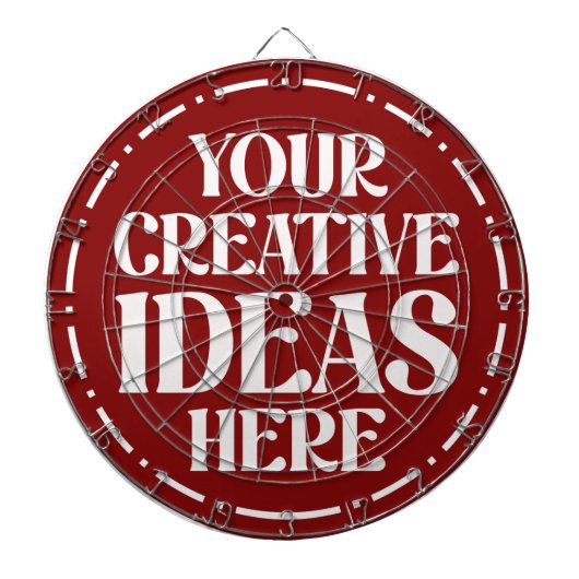 Cool, verfijnd, modern & speels dartbord (Voorkant)