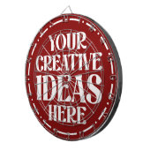 Cool, verfijnd, modern & speels dartbord (Voorkant Rechts)