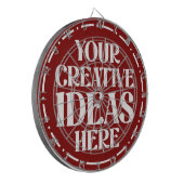 Cool, verfijnd, modern & speels dartbord (Voorkant Links)