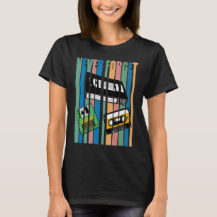 Cool vergeet nooit de video van VHS Cassette T-shirt