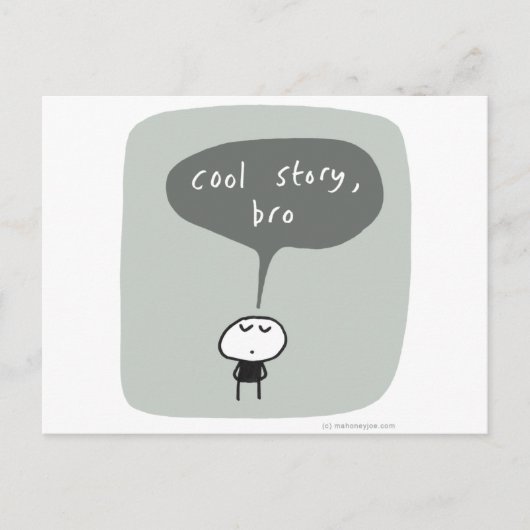 Cool verhaal bro... briefkaart (Voorkant)