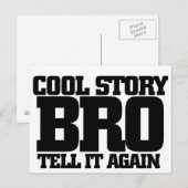 Cool-verhaal bro briefkaart (Voorkant / Achterkant)