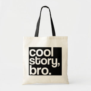 cool verhaal, bro. canvas tas