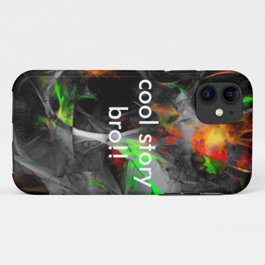 Cool verhaal bro! Case-Mate iPhone case (Achterkant (horizontaal))