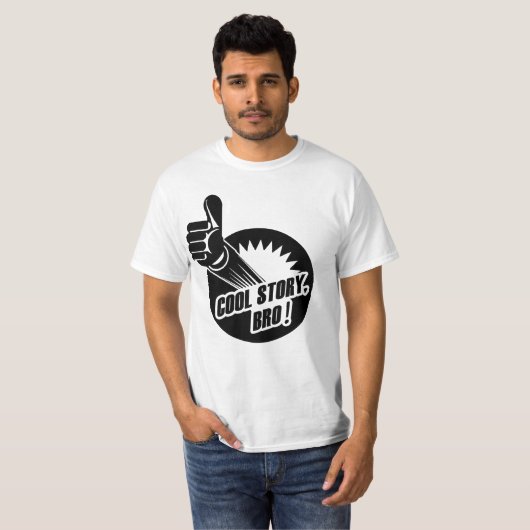 Cool verhaal Bro duikt op T-shirt (Voorkant volledig)