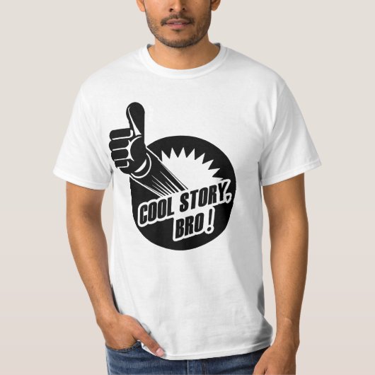 Cool verhaal Bro duikt op T-shirt (Voorkant)