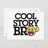 Cool verhaaltje Bro Briefkaart (Voorkant / Achterkant)