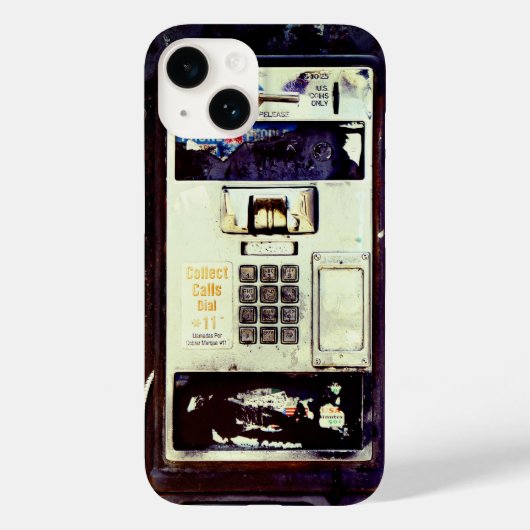 COOL Verlaten Betaaltelefoon  Case-Mate iPhone Case (Achterkant)