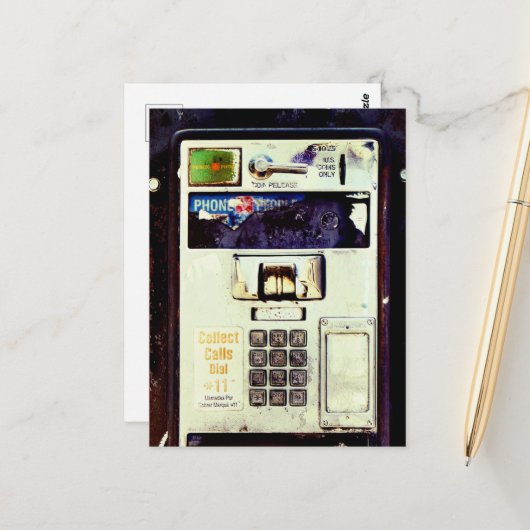 COOL Verlaten PayPal Briefkaart (Voorkant / Achterkant in situ)