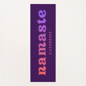 Cool Verlopen Namaste Aangepast  Yogamat (Voorkant)