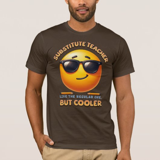 Cool Vervangende Leraar T-shirt (Voorkant)