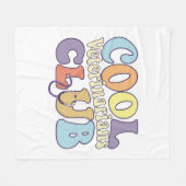 Cool Vet Club Veterinary Tech Practitioner Dier Fleece Deken (Voorkant (Horizontaal))