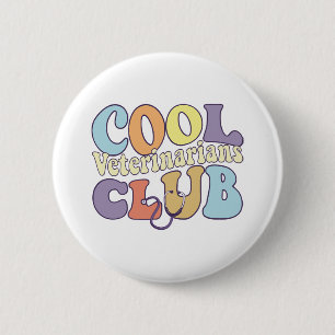 Cool Vet Club Veterinary Tech Practitioner Dier Ronde Button 5,7 Cm