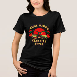 Cool Vibes Canadese Retro T-Shirt