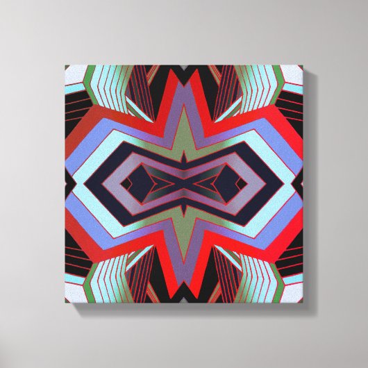 Cool  Vibes geometrisch Canvas Afdruk (Voorkant)