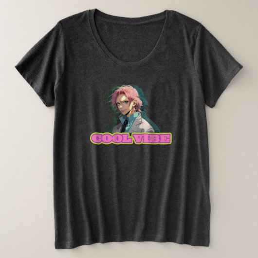 Cool Vibes Grote Maat T-shirt (Design voorkant)