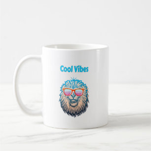 Cool Vibes Lion Coffee Mok