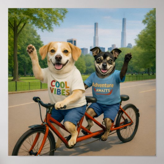 "Cool Vibes" Poster (Voorkant)