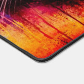 Cool Vibrant Illustrated Cat Desk Mat (Hoek)