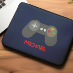 Cool Video Game Controller Kinder op maat Laptop Sleeve<br><div class="desc">Fun Retro Video Game Controller Kinder,  aangepast ontwerp voor gamers.</div>