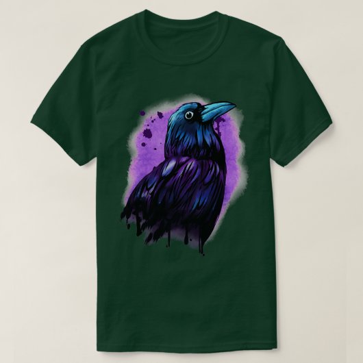 Cool Viking Gift Print Norse Raven Birding G T-shirt (Design voorkant)