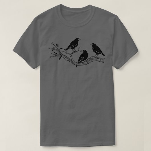 Cool Viking Gift Print Norse Raven Birding G T-shirt (Design voorkant)