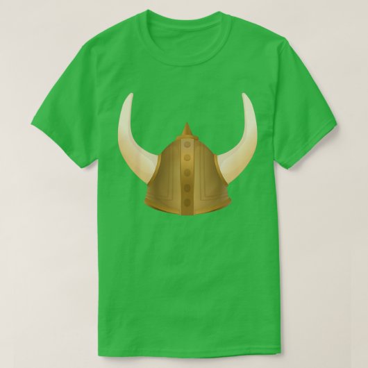 Cool Viking Helmet horn T-shirt (Design voorkant)