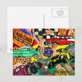 Cool Vintage Cars Briefkaart (Voorkant / Achterkant)