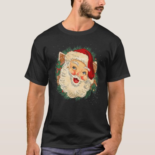 Cool Vintage-kerstkerstkerstkerstkerstkerstcadeaut T-shirt (Voorkant)
