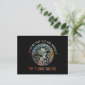 Cool Vintage Pestdokter Briefkaart (Staand voorkant)