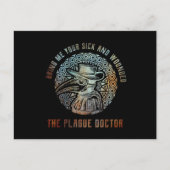 Cool Vintage Pestdokter Briefkaart (Voorkant)