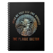 Cool Vintage Pestdokter Notitieboek (Voorkant)