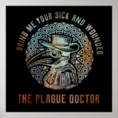 Cool Vintage Pestdokter Poster (Voorkant)