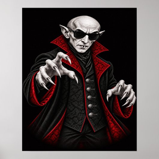 Cool Vintage Vampier Nosferatu Poster (Voorkant)
