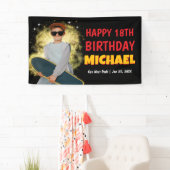 Cool Vintage Y2K Aangepaste Foto Feest Welkom Spandoek (Insitu)