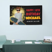 Cool Vintage Y2K Aangepaste Foto Feest Welkom Spandoek (Beurs)