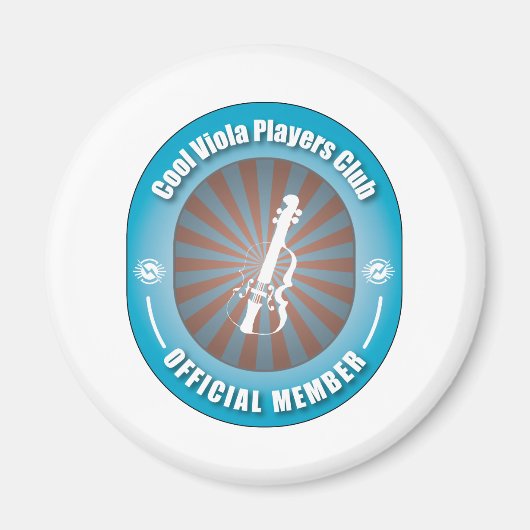 Cool Viola Spelers Club Magneet (Voorkant)