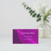 Cool Violet Luxal Visitekaartjes (Staand voorkant)