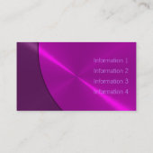 Cool Violet Luxal Visitekaartjes (Achterkant)