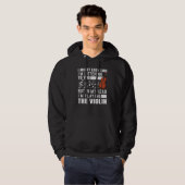 Cool Violin for Men Violinist Player Viola C Hoodie (Voorkant volledig)