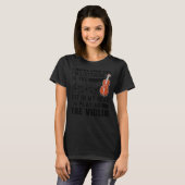 Cool Violin for Men Violinist Player Viola C T-shirt (Voorkant volledig)