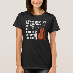 Cool Viool Voor Mannen Vrouwen Violist Speler Altv T-shirt