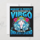 Cool Virgo Gift, Lover Gift | Ideaal voor perfecte Kaart (Voorkant)